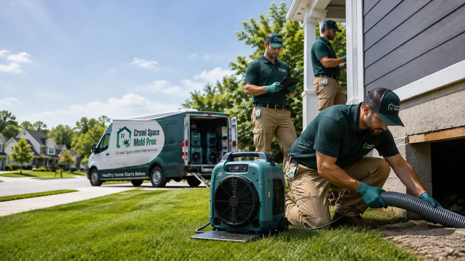 Crawl Space Mold Removal in Ewing, IL